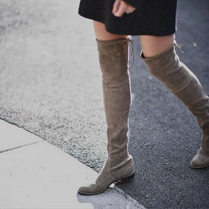 Stuart Weitzman Lowland Over the Knee Suede Boots